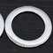 4 Pieces 2 Inch Flat Silver O Rings Durable Purse Rings for Accessories